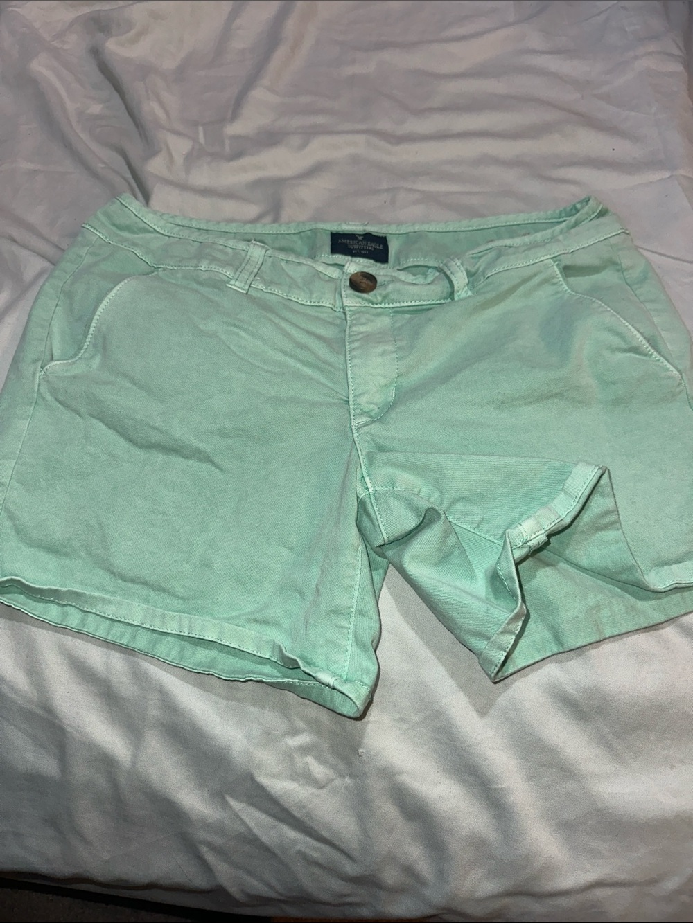 American Eagle Outfitters Mint Green Women's Bermuda Shorts